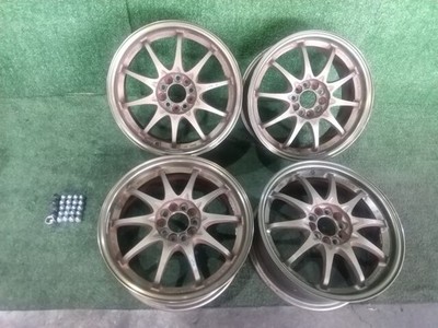 Used Rays Volk Racing Ce28 16 Inch/Pcd100/5H/Rim Width 20Cm 4 Piece Set Bronze