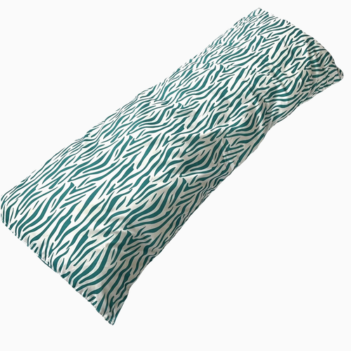 zebra-print-decorative-pillow-girl-s-room-blue-white-long-oversized
