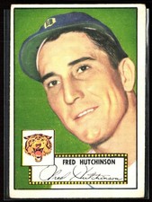 Fred Hutchinson 1952 Topps B #126 Detroit Tigers