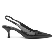 Truffle Collection Womens Shoes Black Adults Ladies Heels Patentl Celine SIZE