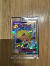 Pablo Sanchez Backyard Baseball x Louis Wes 90s Cracked Ice Rare Parallel Card