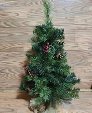 Artificial Christmas Tree Miniature for Table Shelf Mantel [T56]