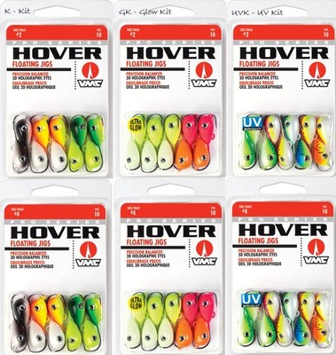 VMC HVJ Hover Jig Kit 10 pack choose K, GK or UVK in size 2 or 4