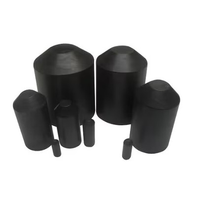 ELECTRIDUCT HSEC-075-BK-10PK Heat Shrink End Cap, Dual Wall, 3:1 I.D. Shrink