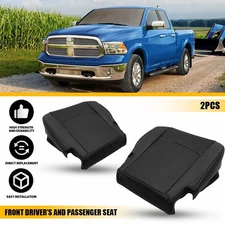 2X Seat Bottom Cover Front Left Right for 13-18 Dodge Ram 1500 2500 3500 4500 EW