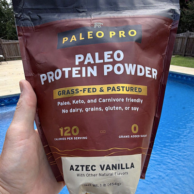 Paleo Pro Aztec Vanilla Protein Powder Beef Collagen Egg 1lb Exp 03/2027