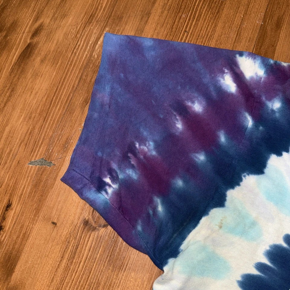 Vintage Años 90 Grateful Dead Pinkerton Circo Líquido Azul Tie Dye Para Hombre L  Foto 4 de 4