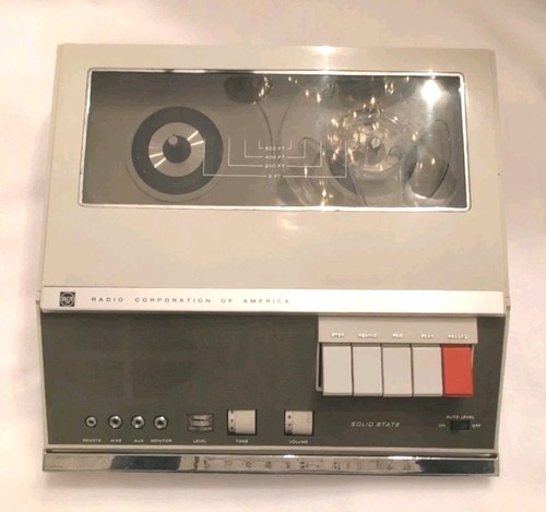 RCA YJS17J Reel to Reel Tape Recorder, Batt Power, Up To 3-1/4"  Tape