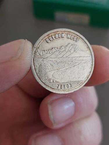 Golden West Teton Draper Mint Swiss of America  1 oz .999 Fine Silver Rolo Round