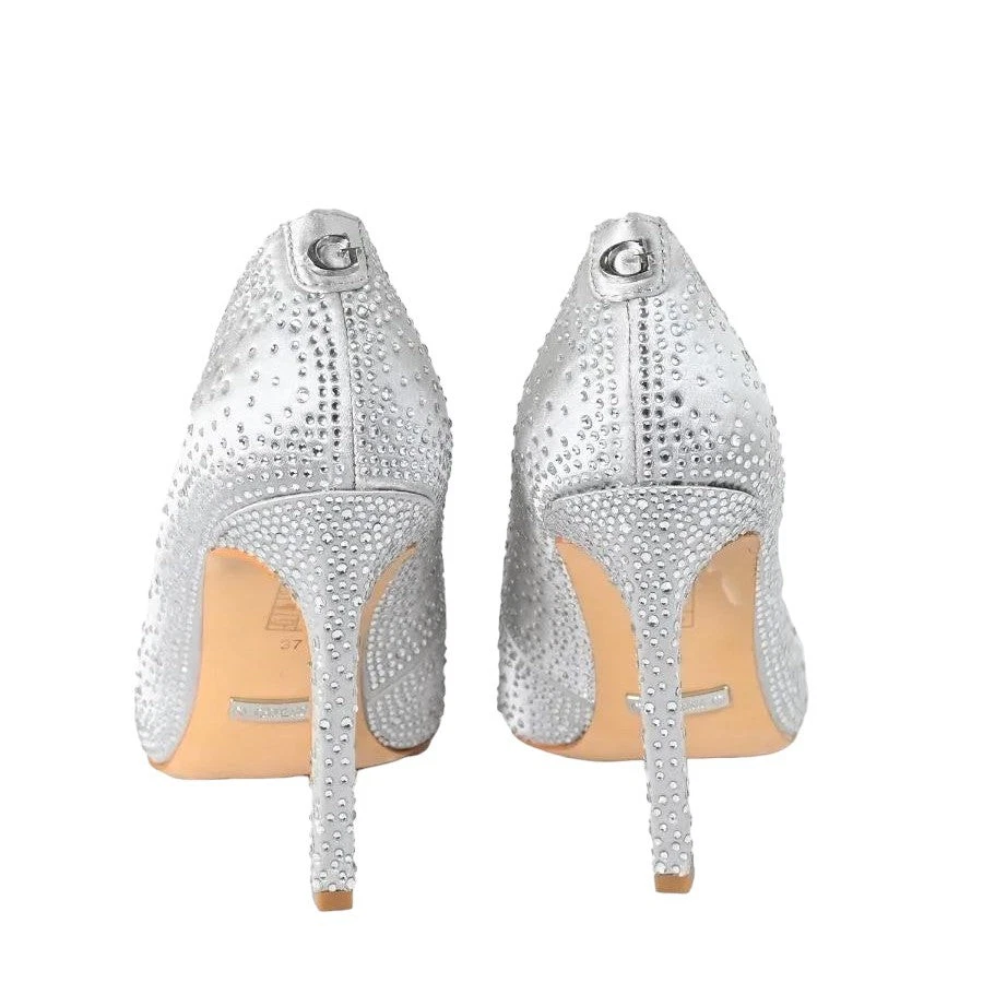 Guess Dècollètè argento dettaglio applicazione strass - Immagine 2 di 4