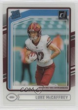 2024 Panini Clearly Donruss Rated Rookie Luke McCaffrey #80 1pi4