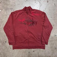 Y2k Oakley Zipup Jacket Size XL Double Layered Sweatshirt Grunge Vintage