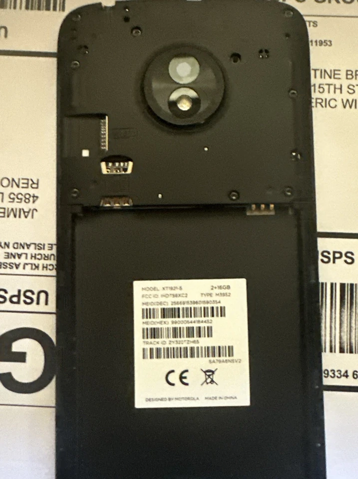 Motorola Moto E5 Play (2018) - XT1921-3 - 16GB - Flash Gray (No Battery no back) - Image 4 of 4