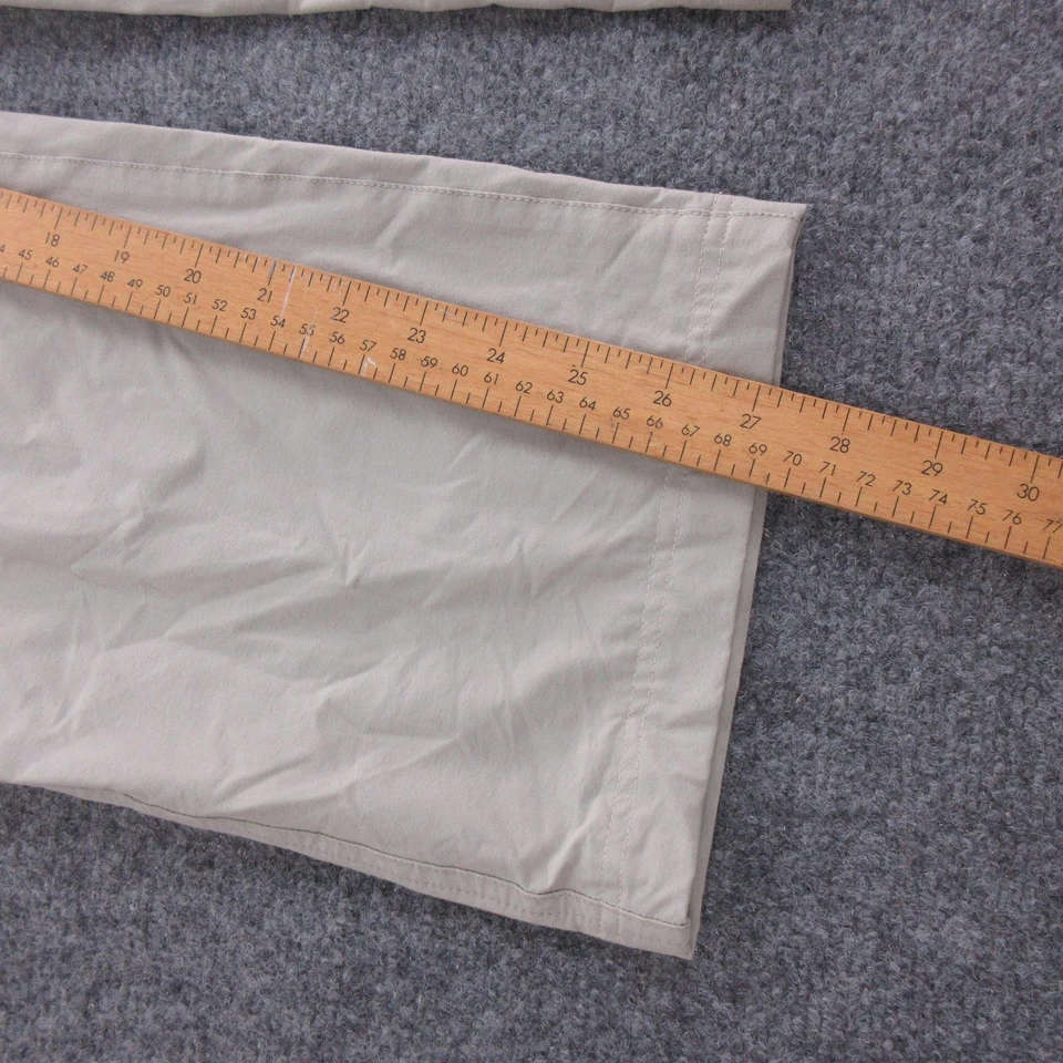 Patagonia Pants Womens 4 Khaki Stretch Cargo Hiking Outdoors Zip Fly Straight - Image 3 of 4