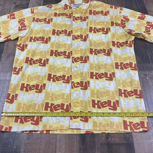 Vintage Platinum FUBU Fat Albert "HEY! HEY!" Button Shirt Sz XXL - Picture 7 of 10