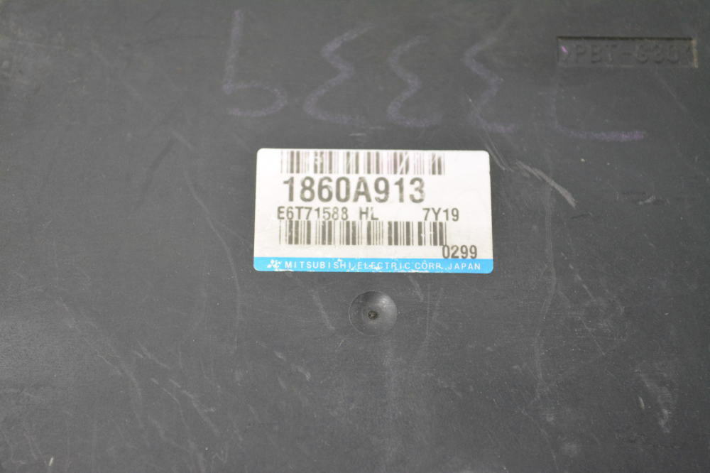 MITSUBISHI LANCER 2008 2.0 1860A913 E6T71588HL ENGINE