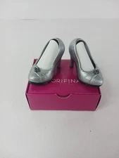 2008 Hasbro LORIFINA Silver Heels Retired Dolls Shoes NOS 