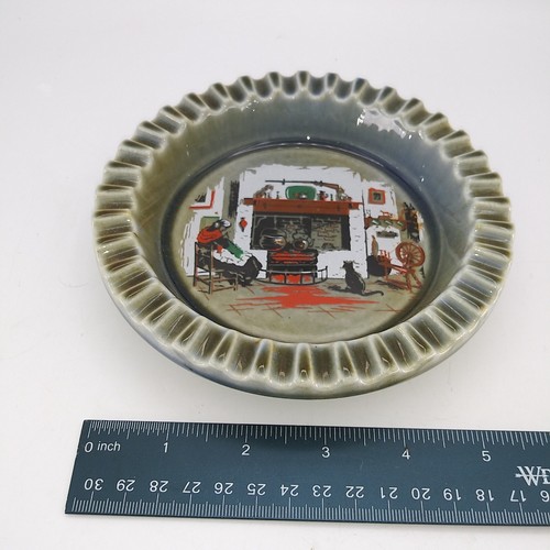 Cenicero de cerámica irlandesa Wade Co Armagh de colección 6" de diámetro. Plato de baratija 1,5" T IRLANDA - Imagen 2 de 12