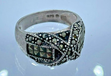 Sterling Silver Marcasite Ring