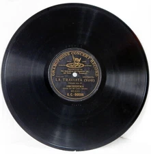 CARLO SABAINO ORCHESTRA 1905 Black G&T 50508 VERDI La Traviata OPERA 78 RPM