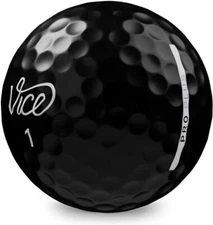 Vice Pro Plus Black Used Golf Balls in Mint Condition, AAAAA Quality