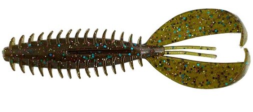 Zoom Z-Craw Jr. 3.5 Inch Soft Plastic Baits - 8 Pack For Bass Fishing