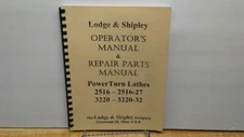 Lodge & Shipley PowerTurn Lathes Combo Manuals