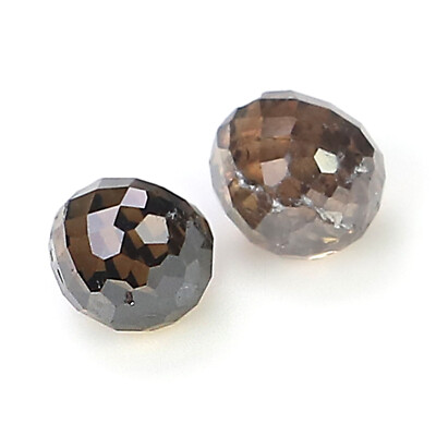 ●ONE BRILLIANT● NatalyOB551Black Brown 5009360774 0.98 Ct Natural Loose Briolette Shape Diamond 4.30 MM Brown