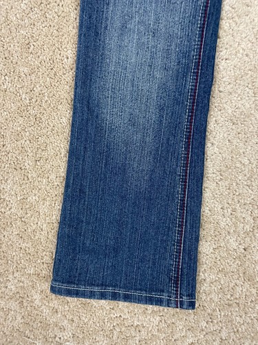 Coogi Denim Jeans Youth Girls 26x23 Relaxed Fit Bootcut Embroidered Logo Blue - Picture 6 of 14