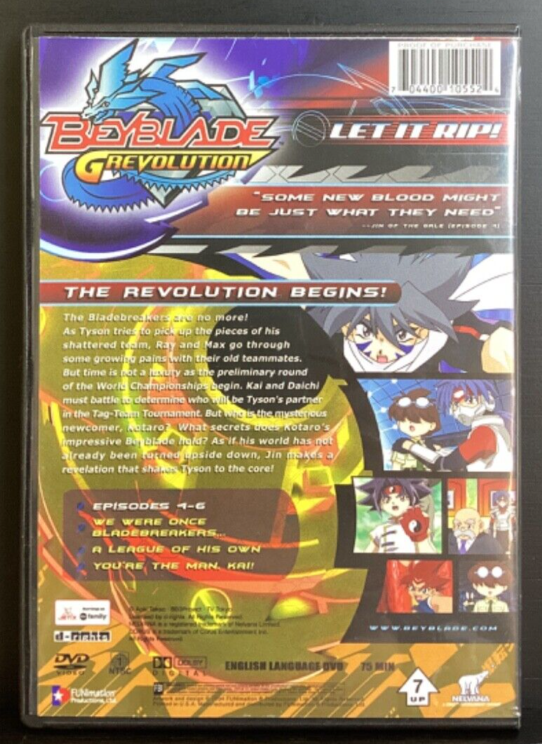 Beyblade: G Revolution - Vol 2: The Revolution Begins (DVD, 2004