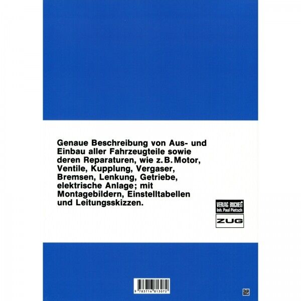 Thumbnail - Peugeot 104 1972 Bis 1988 Reparaturanleitung Bucheli Verlag