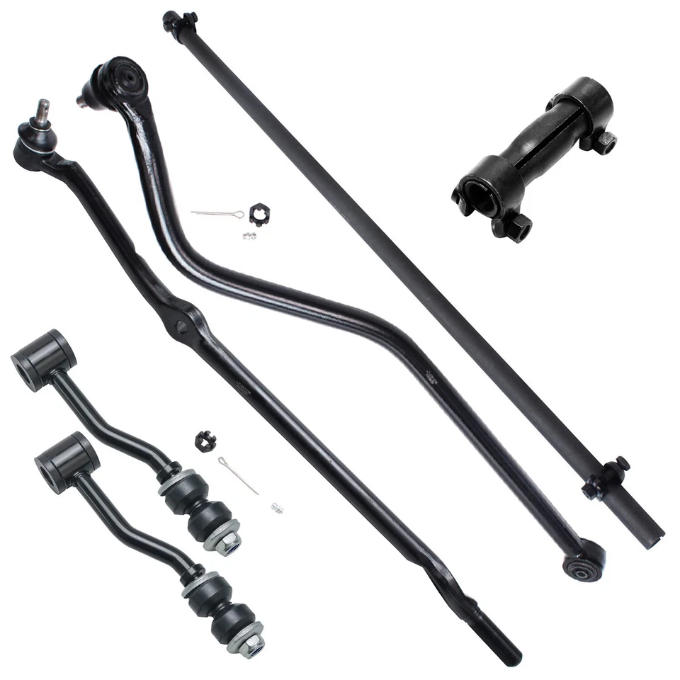 17pc Front Upper Lower Control Arm Ball Joint Tierod for 1991-1999 Jeep Cherokee - Image 3 of 4
