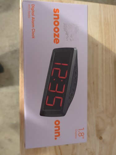 Onn Digital Alarm Clock