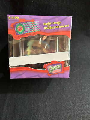 Applause The Grinch Magic Image Holiday Ornament USPS 2000