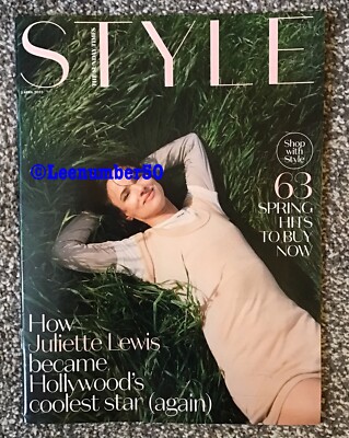 Sunday Times Style Magazine Juliette Lewis 2/4/23 New Dita Von Teese