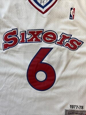 【古着】NBA HARDWOOD CLASSICS 76ERS シャツ 1977-78 Hardwood Classics Julies Erving Philadelphia 76ers