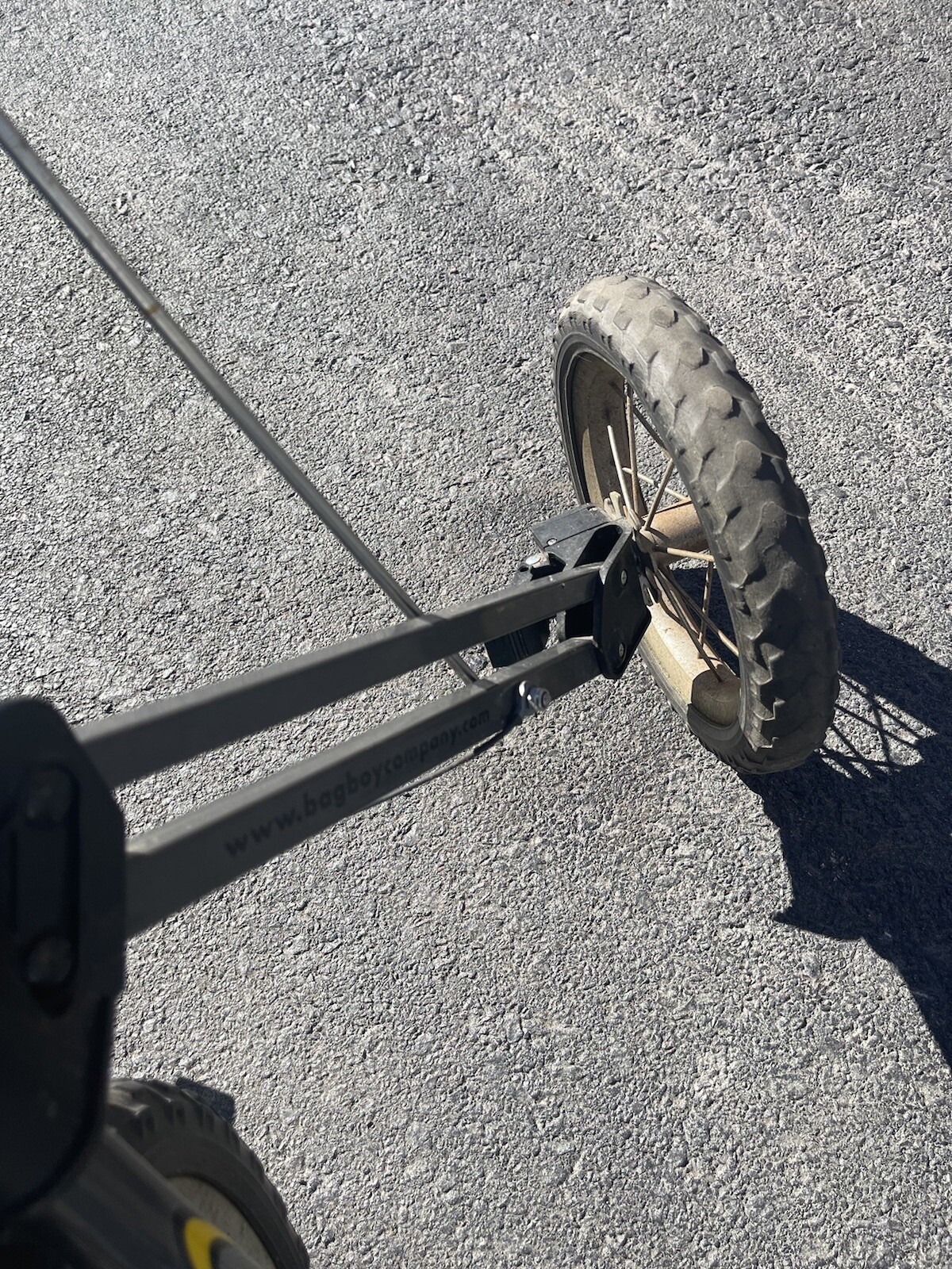 BAG BOY • Express 120 Push 3 Wheel Golf Cart Caddy BLACK eBay