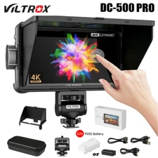 US VILTROX DC-550 PRO 5.5" 1200nit Camera Video Monitor HDMI 3D LUT with Battery