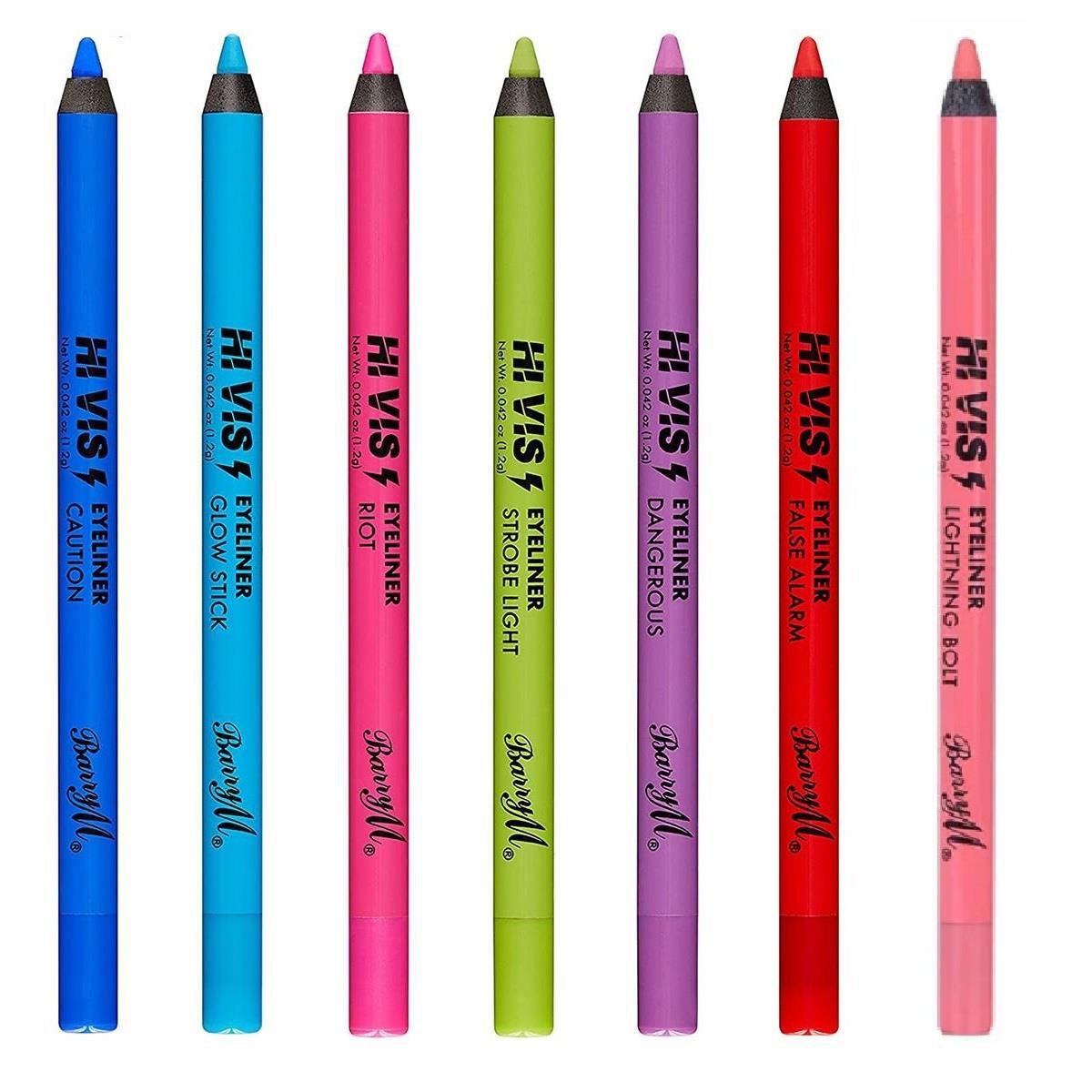 Barry M Hi Viz Neon Bold wasserfester Eyeliner Stift verschiedene Farben