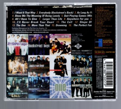 Greatest Hits-Chapter One Backstreet Boys CD with OBI Japan