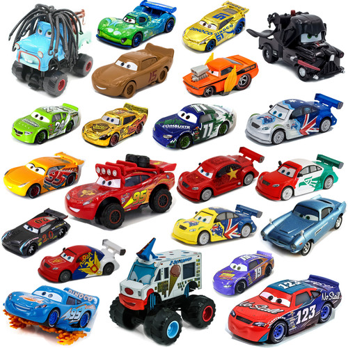 Disney Pixar Cars And Plane Lightning McQueen Mack Hauler Truck & Car Set Toys