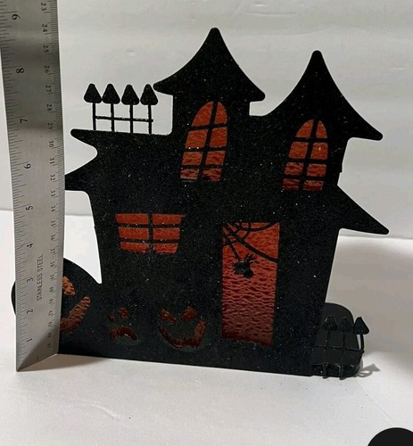 Gold Canyon Halloween Tea Lights Haunted House Home Candle Holder Decoration - Picture 8 of 8