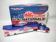 Vintage 2001 MAC Tools NHRA US Nationals 1:64 Hauler Truck Limited Edition & Box