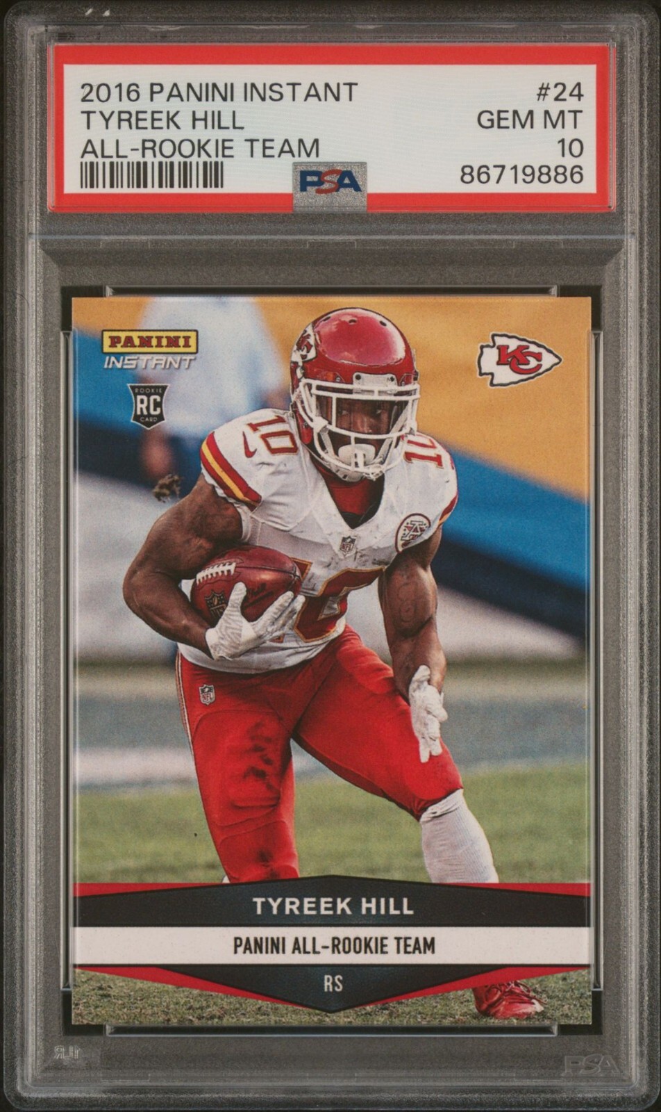 Tyreek Hill Panini Instant All-Rookie Team #24 Base