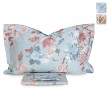 Completo copripiumino Elleboro di Zucchi in raso Matrimoniale V067