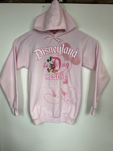 Disneyland resort para mujer Talla pequeña Rosa Con Capucha Sudadera Suéter  De Mickey Mouse | eBay