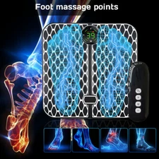 EMS Electric Foot Massager Pad 39 Level Muscle Stimulator Blood Circulation Mat
