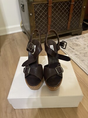 New Chloe Leather Sandals Size 40.5