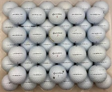 TaylorMade TP5x Assorted White Golf Balls-Lot 50-3A Very Good/All Playable
