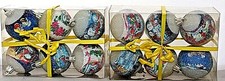 2 Packets 0f 6 Christmas Tree Baubles